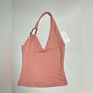 Pink Rose Pink Halter Top Ring Detail